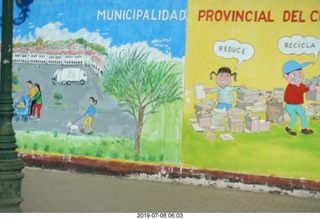 50 a0f. Peru - Cusco - drive to airport - signs