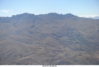 76 a0f. aerial - flight from Cusco to Lima - Andes Mountains