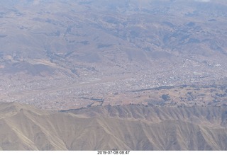 86 a0f. aerial - Peru - flight from Cusco to Lima - Andes Mountains