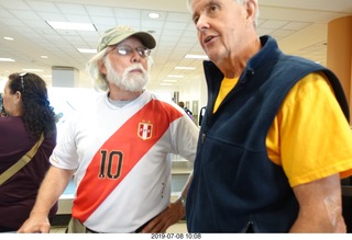 144 a0f. Peru - Lima - airport - Jay Anderson eclipse and weather expert