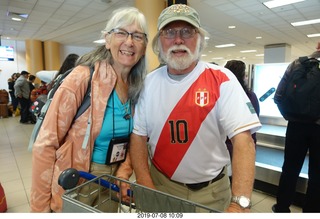 146 a0f. Peru - Lima - airport - Jay Anderson eclipse and weather expert from Winnipeg