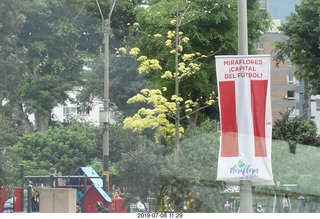 150 a0f. Peru - Lima - Futbol (soccer) sign