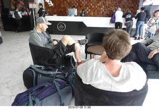 151 a0f. Peru - Lima hotel lobby