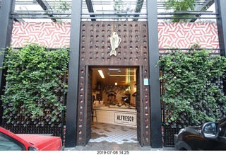 179 a0f. Peru - Lima - Alfresco restaurant