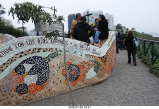 272 a0f. Peru - Lima - beach garden walk