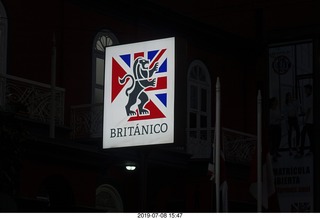 293 a0f. Peru - Lima - beach garden walk - Britanico theater