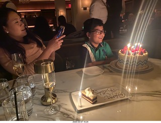 Jerome birthday dessert
