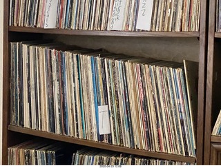 my hifi with fallen record shelf