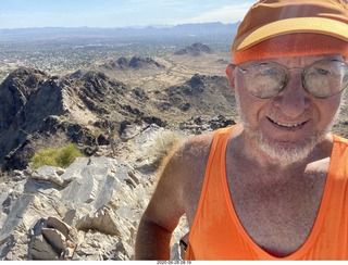 Adam on NH2T hike