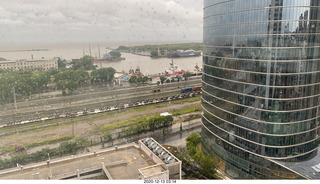 11 a0y. rainy morning in Buenos Aires, no run