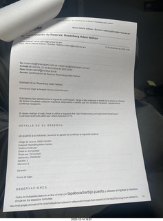 22 a0y. EZE-NQN boarding pass paperwork