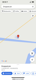 28 a0y. Argentina Eclipse Day - Google maps