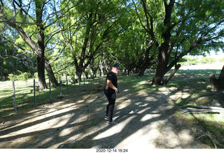 92 a0y. Argentina Eclipse Day - Adam running