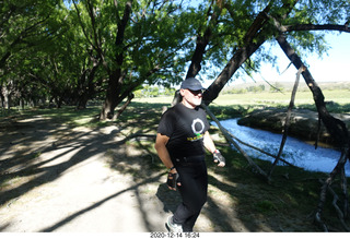 103 a0y. Argentina Eclipse Day - Adam running