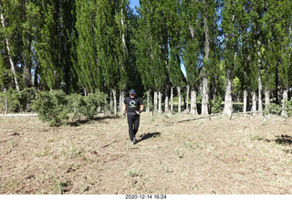 107 a0y. Argentina Eclipse Day - Adam running