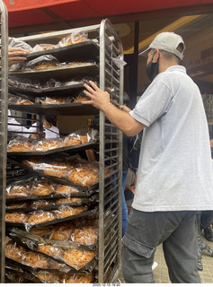 27 a0y. Argentina - Buenos Aires - tasty cake snacks at lunch
