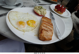 60 a0y. Argentina - Buenos Aires - lunch at Pertulli restaurant