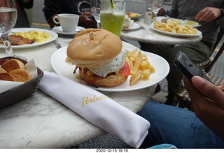 62 a0y. Argentina - Buenos Aires - lunch at Pertulli restaurant