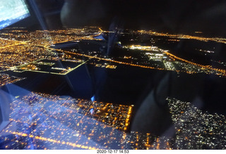 76 a0y. flight EZE-DFW aerial Buenos Aires