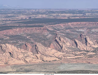 576 a16. aerial - to Monument Valley