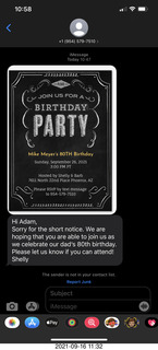 Vince's birthday balloon