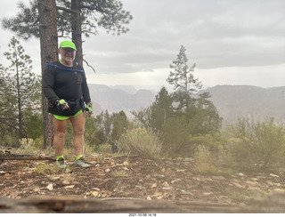 227 a18. Grand Canyon North Rim - Widforss Trail - vista view - Adam