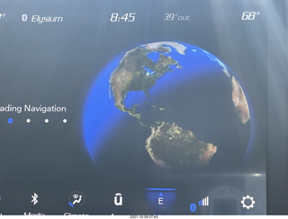 29 a18. globe on Jeep GPS display