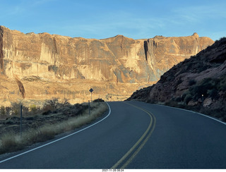 14 a19. driving from moab to fisher towers - Route 128