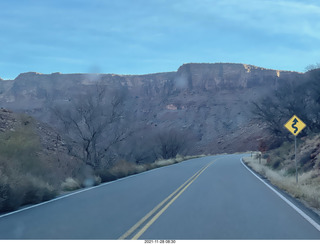 22 a19. driving from moab to fisher towers - Route 128