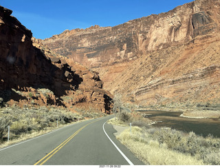 58 a19. driving from fisher towers