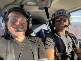 121 a19. Adam and Jerome flying N8377W