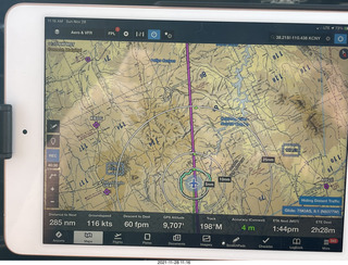 129 a19. iPad ForeFlight display