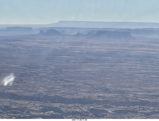 166 a19. aerial - flight from moab to phoenix - Monument Valley