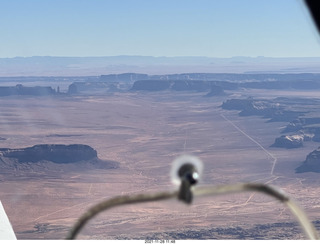 182 a19. aerial - flight from moab to phoenix - Monument Valley