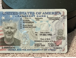 my passport card