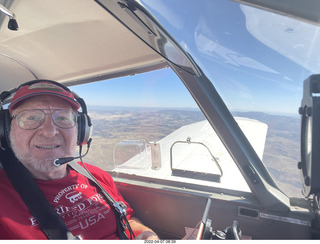 Jerome and Adam flying in N8377W