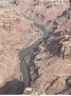 40 a1n. aerial - Cataract Canyon
