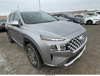 113 a1n. my rental car, Hundai Santa Fe