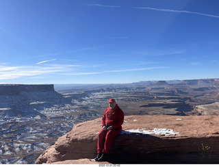 60 a1n. Utah - Canyonlands - Green River Overlook + Adam