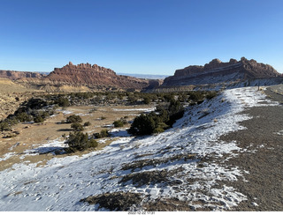 85 a1n. Utah - driving from moab to hanksville - Interstate 70 - San Rafael Reef - Black Dragon Canyon