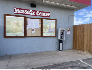 147 a1n. Utah - Hanksville - signs and pay phone