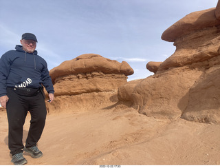 238 a1n. Utah Goblin Valley State Park - valley of goblins + Adam