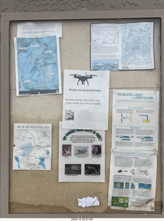 272 a1n. Utah Goblin Valley State Park - visitor center - sign