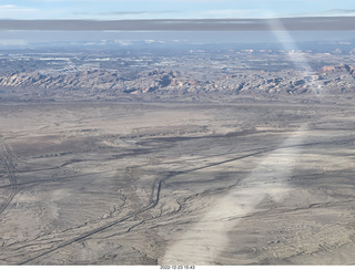 5 a1n. aerial -  canyonlands - San Rafael swell (or reef)