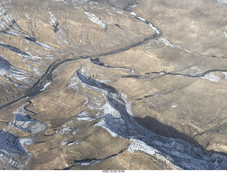35 a1n. aerial - canyonlands - Green River, Desolation Canyon, Book Cliffs