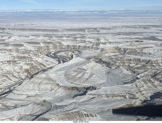 87 a1n. aerial - canyonlands - Sand Wash airstrip area