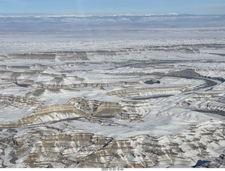93 a1n. aerial - canyonlands - Sand Wash airstrip area