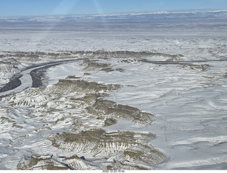 107 a1n. aerial - canyonlands - sand wash to vernal - Green River