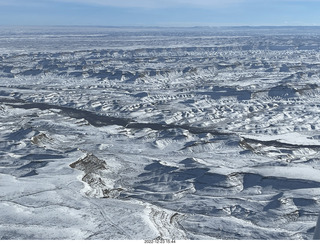 108 a1n. aerial - canyonlands - sand wash to vernal - Green River