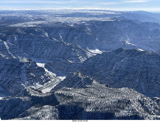 183 a1n. aerial - canyonlands - Green River, Desolation Canyon, Book Cliffs